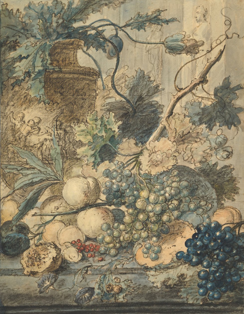 Martwa natura z owocami, b.d. autorstwa Jan van Huysum