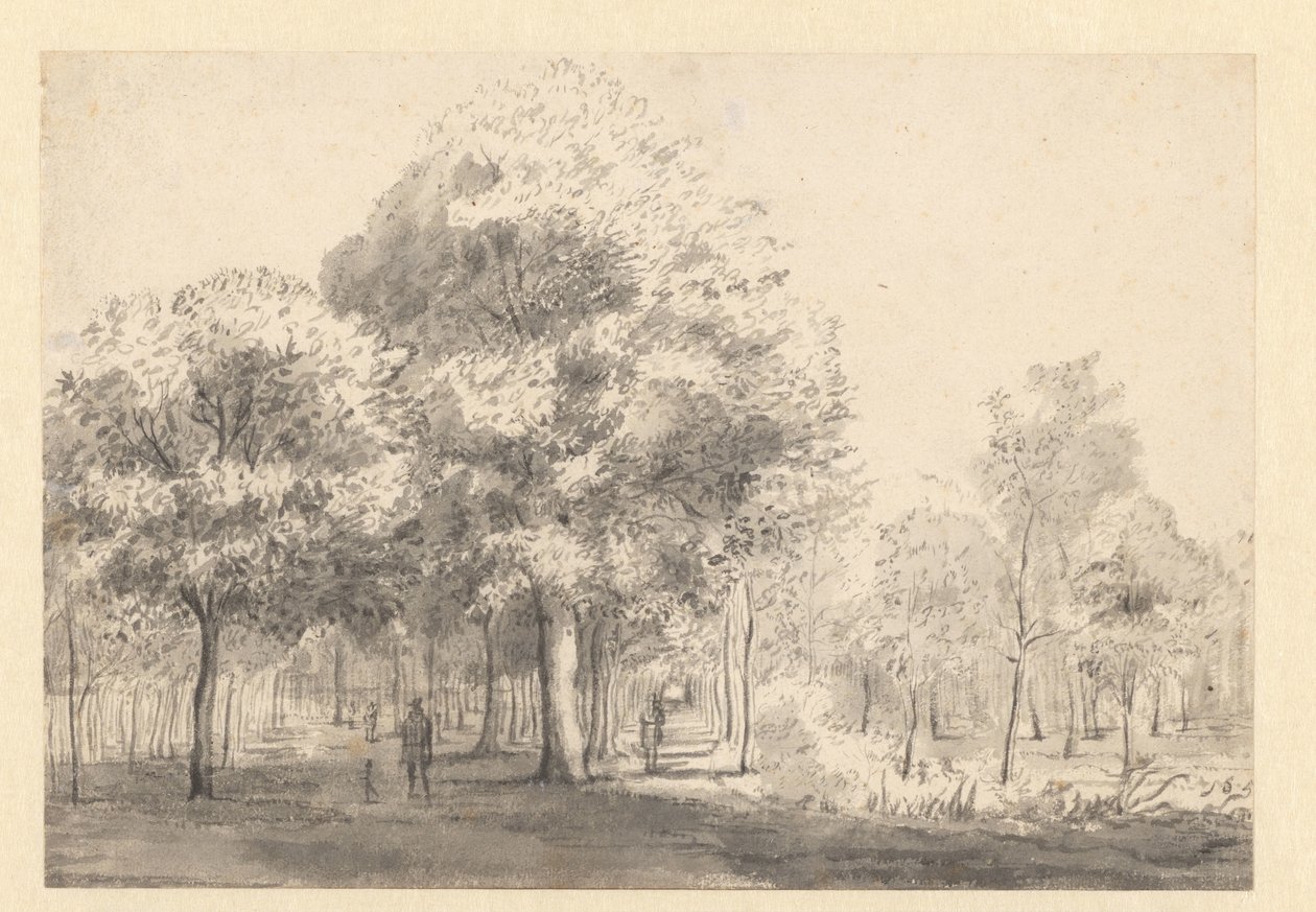 Widok na Haarlemmerhout, Haarlem autorstwa Jan van Kessel (attributed to)