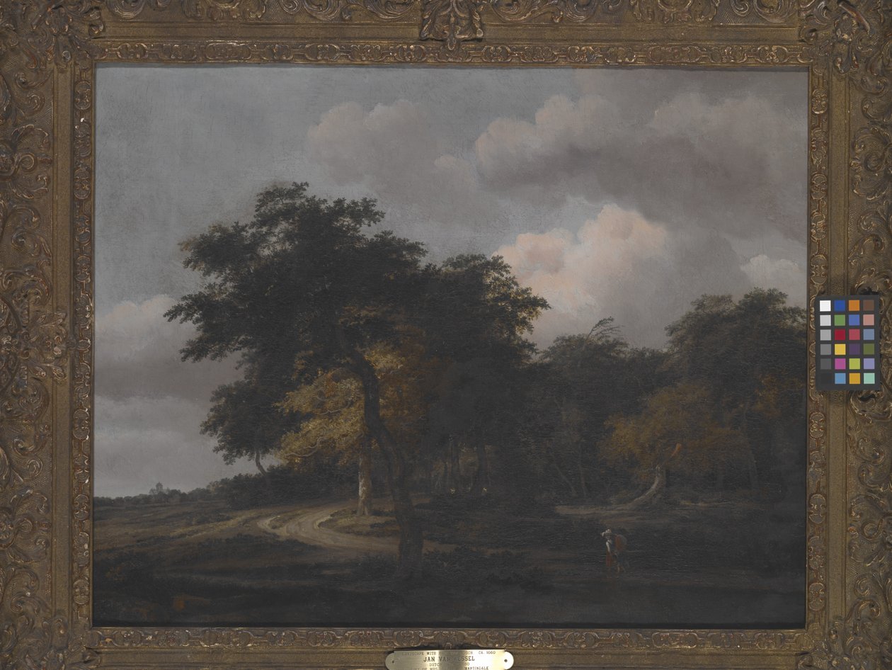 Pejzaż z Huis Ten Bosch, około 1660 (olej na płótnie) autorstwa Jan van Kessel
