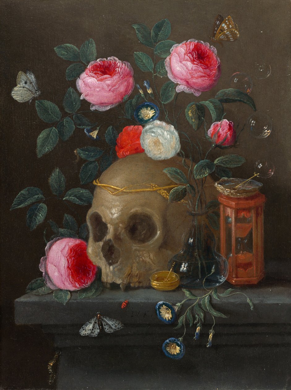 próżność martwa natura, ok. 16651670. autorstwa Jan van Kessel