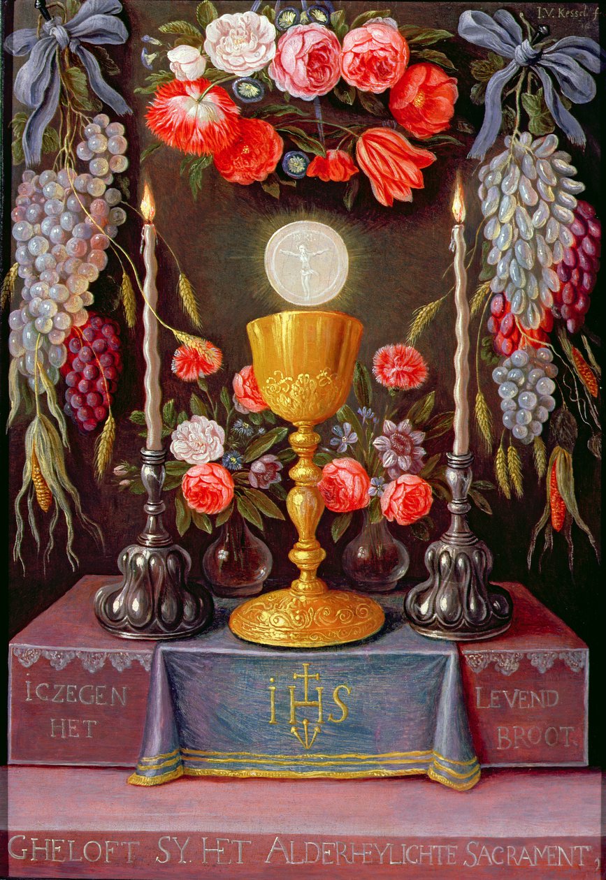 Eucharystia autorstwa Jan van Kessel the Elder