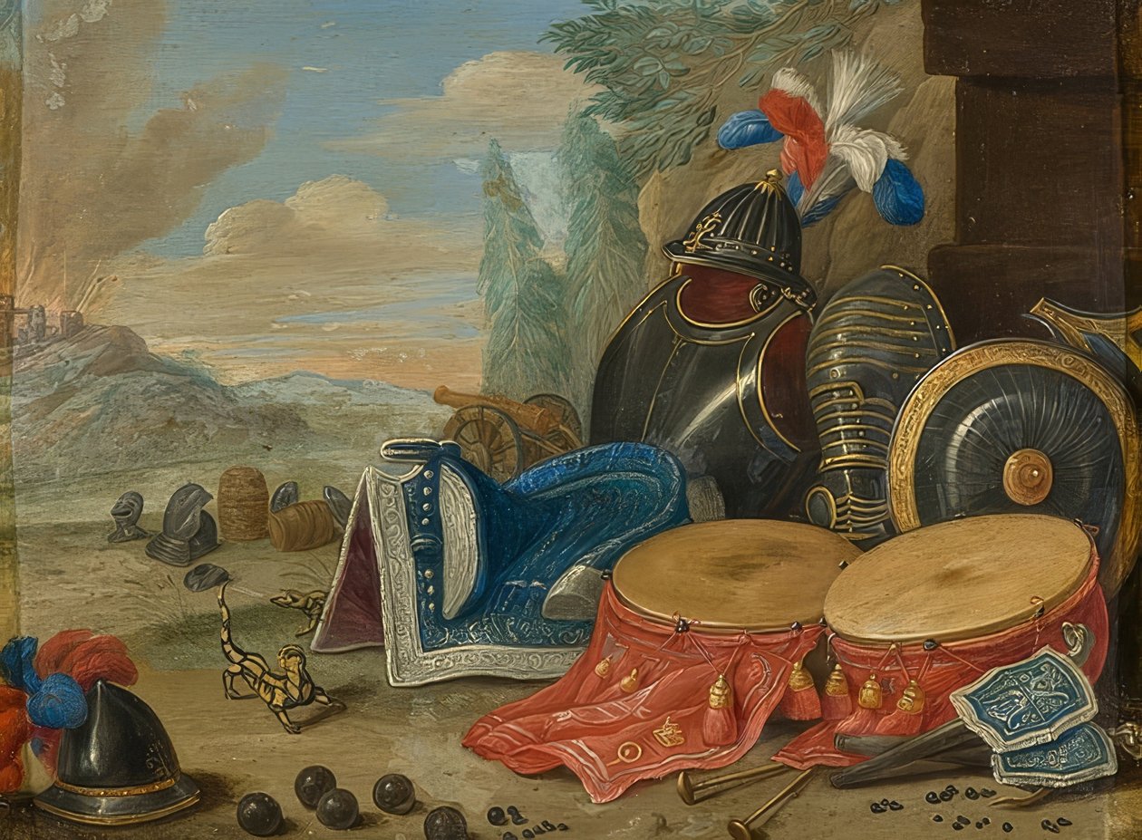 Symbole wojny autorstwa Jan van Kessel the Elder