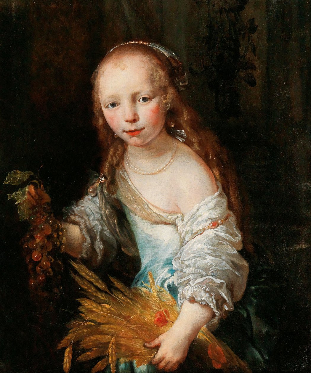 Portret młodej dziewczyny jako Ceres, ok. 1930 r. 1670. autorstwa Jan van Noordt