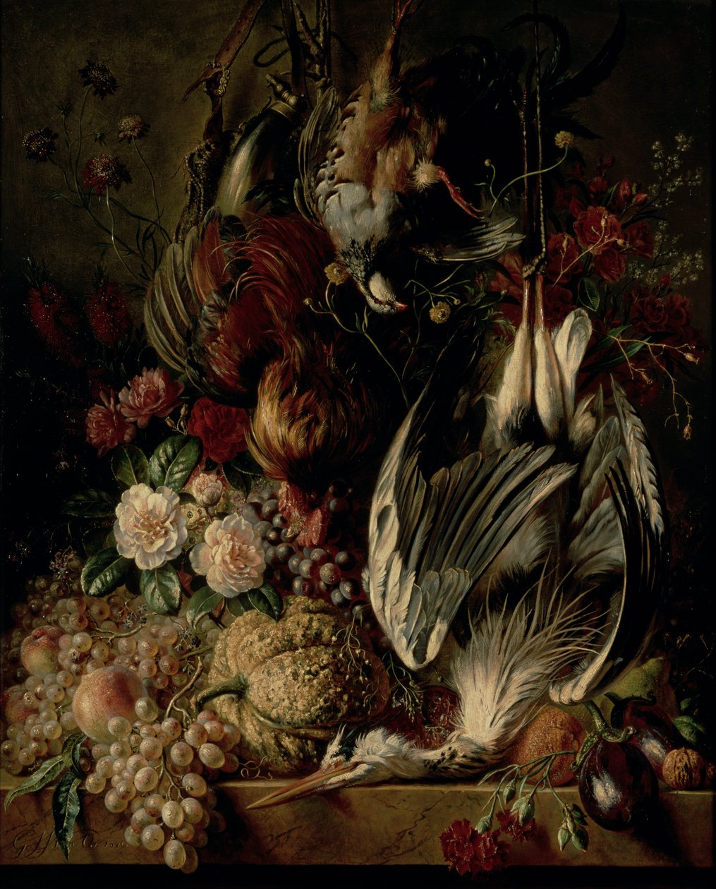 Martwa natura, 1840 autorstwa Jan van Os