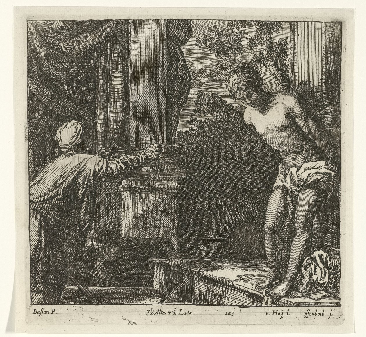 Męczeństwo św. Sebastiana autorstwa Jan van Ossenbeeck