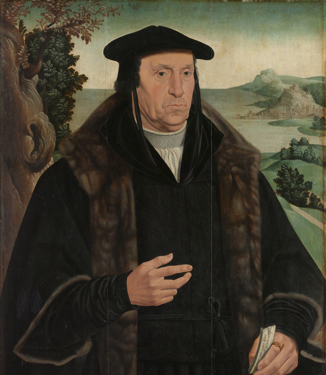 Portret Cornelisa Aerentsza van der Dussena (1481-1556) autorstwa Jan van Scorel (copy after)