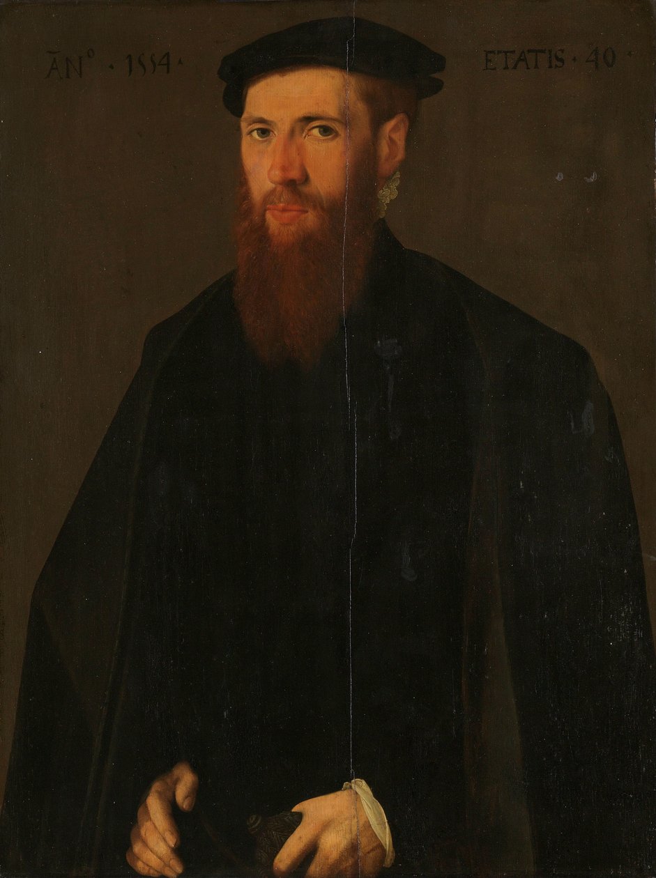 Portret Willema van Lokhorsta (1514-64) autorstwa Jan van Scorel (copy after)