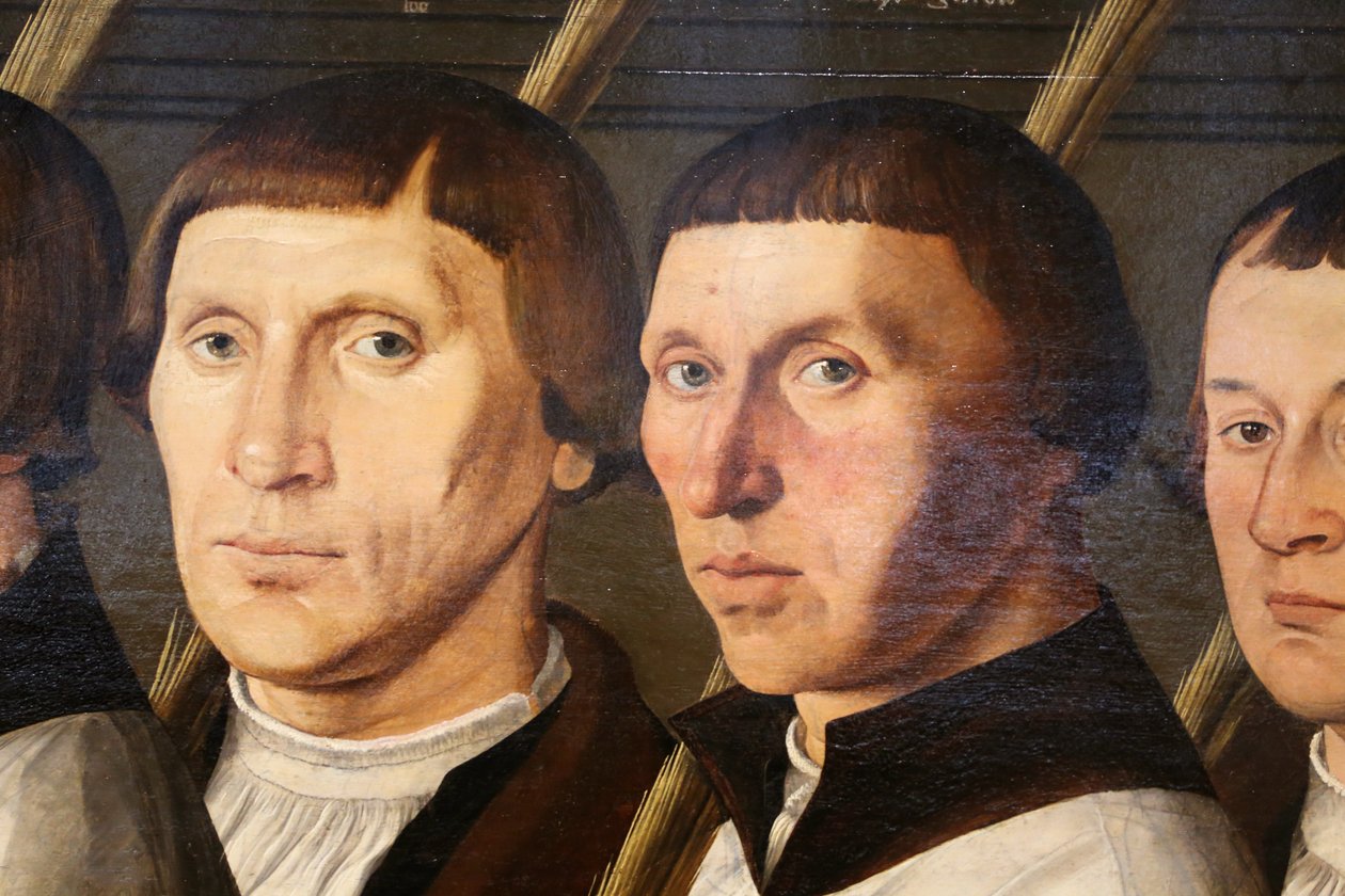 Grupowy portret pielgrzymów jerozolimskich autorstwa Jan van Scorel