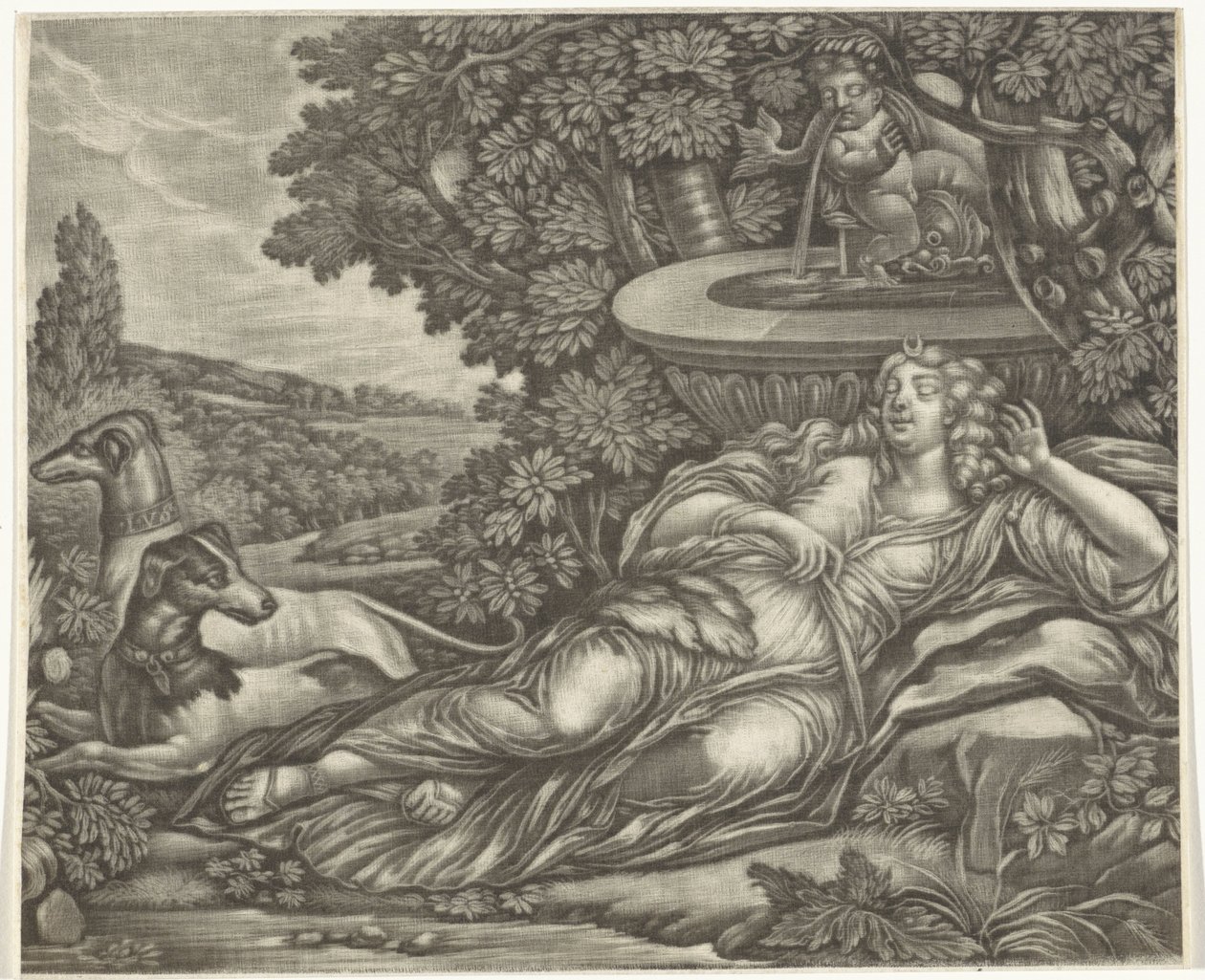 Śpiąca Diana autorstwa Jan van Somer (possibly)