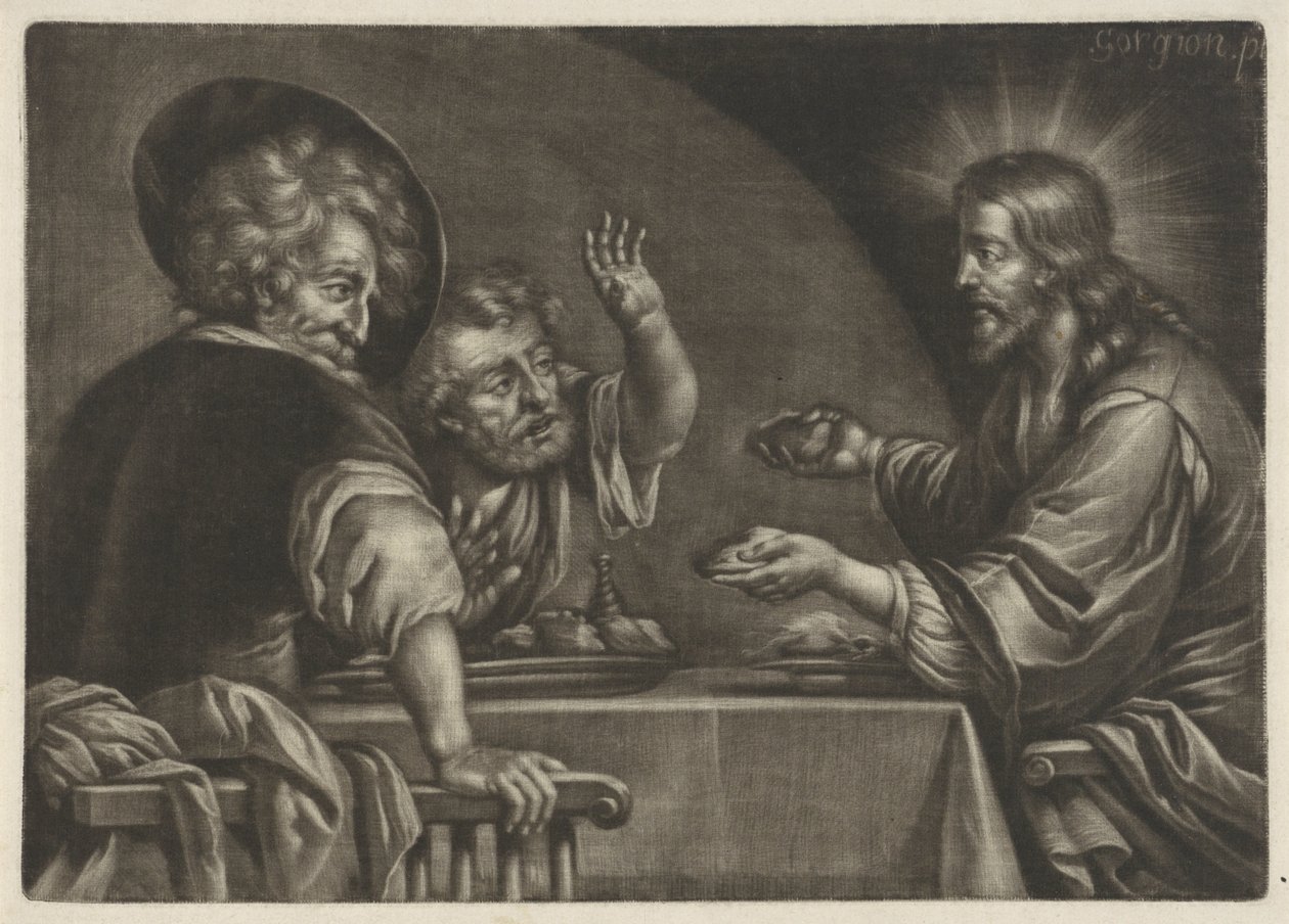 Posiłek w Emaus autorstwa Jan van Somer