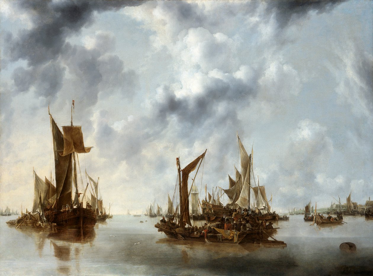 „Spokój”, 1654 autorstwa Jan van de Cappelle