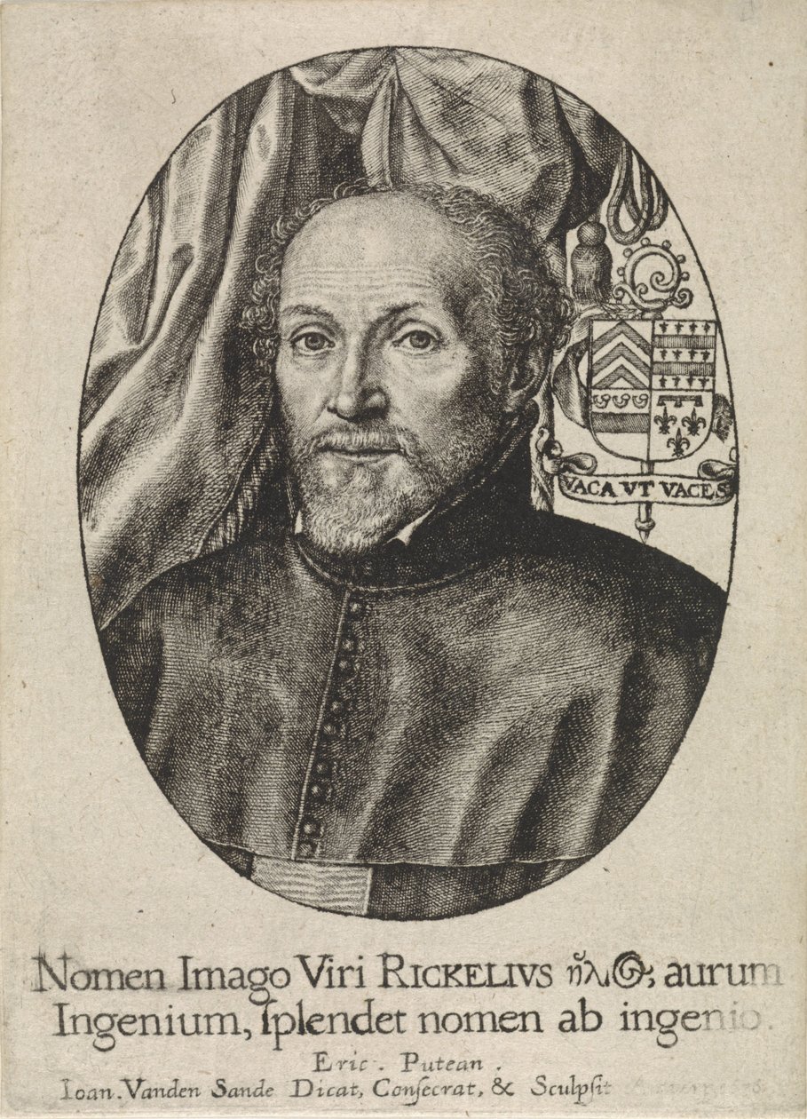 Portret teologa Dionizego Ryckel autorstwa Jan van de Sande