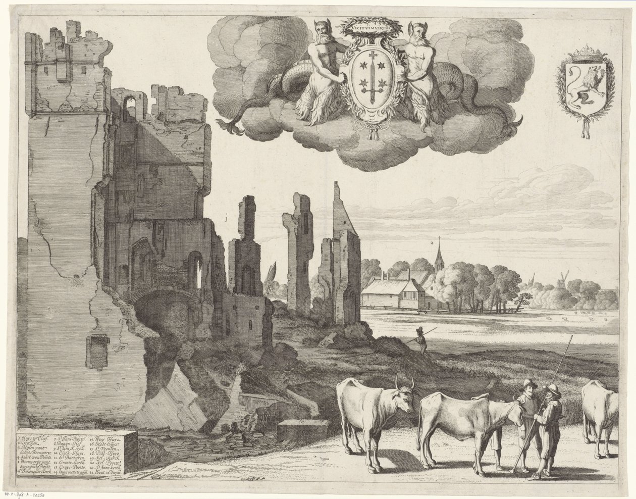 Widok Haarlemu (lewa strona) haerlem autorstwa Jan van de Velde (II)