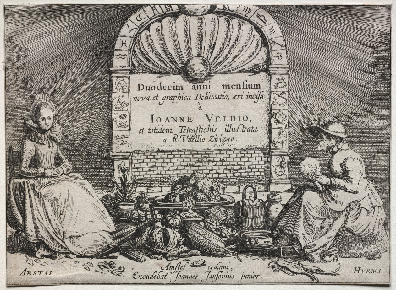 Dwanaście miesięcy autorstwa Jan van de Velde II