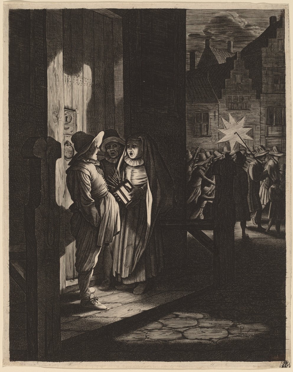 Gwiazda królów, nocny kawałek autorstwa Jan van de Velde II after Pieter Molijn