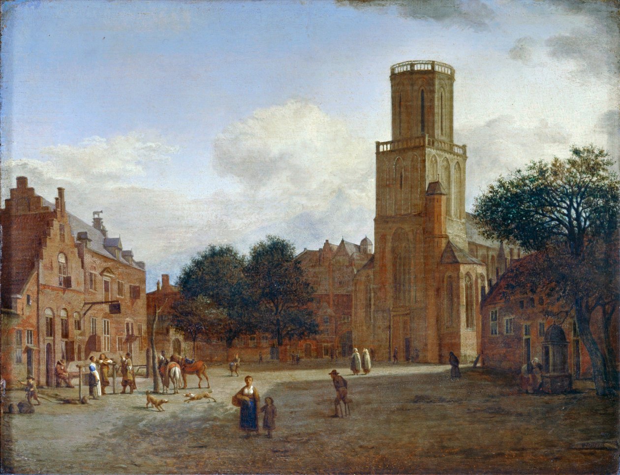 Kościół św. Aldegondy w Emmerich - ... autorstwa Jan van der (manner of) Heyden