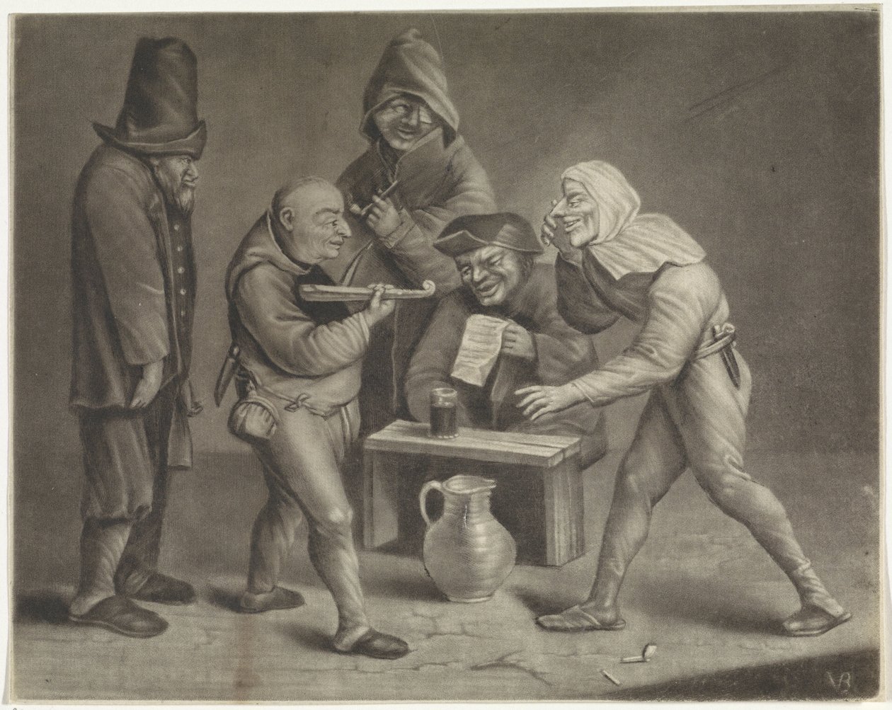 Pięciu głupców autorstwa Jan van der Bruggen
