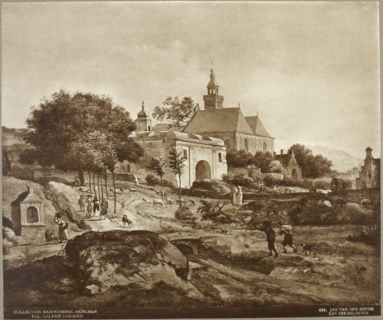 Holenderski: Klasztor w krajobrazie Klasztor w krajobrazie autorstwa Jan van der Heyden