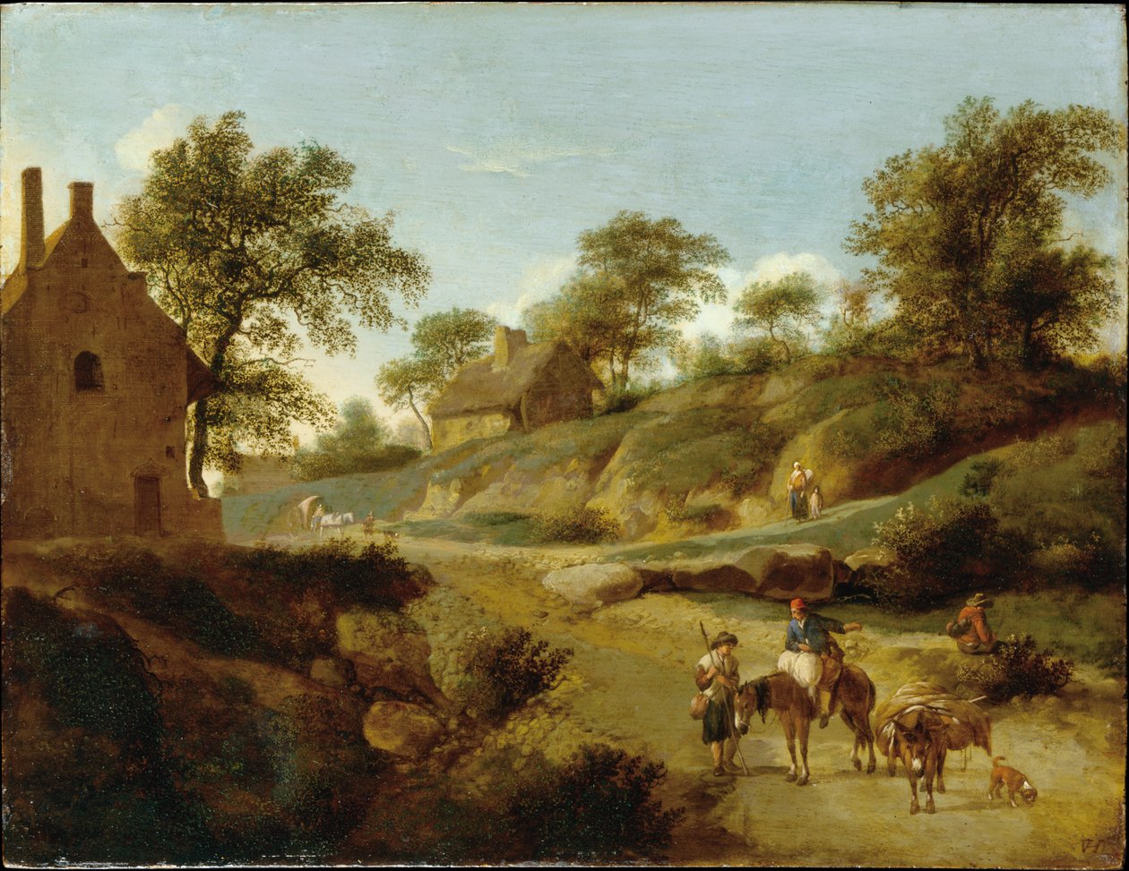 Na wiejskiej drodze autorstwa Jan van der Heyden