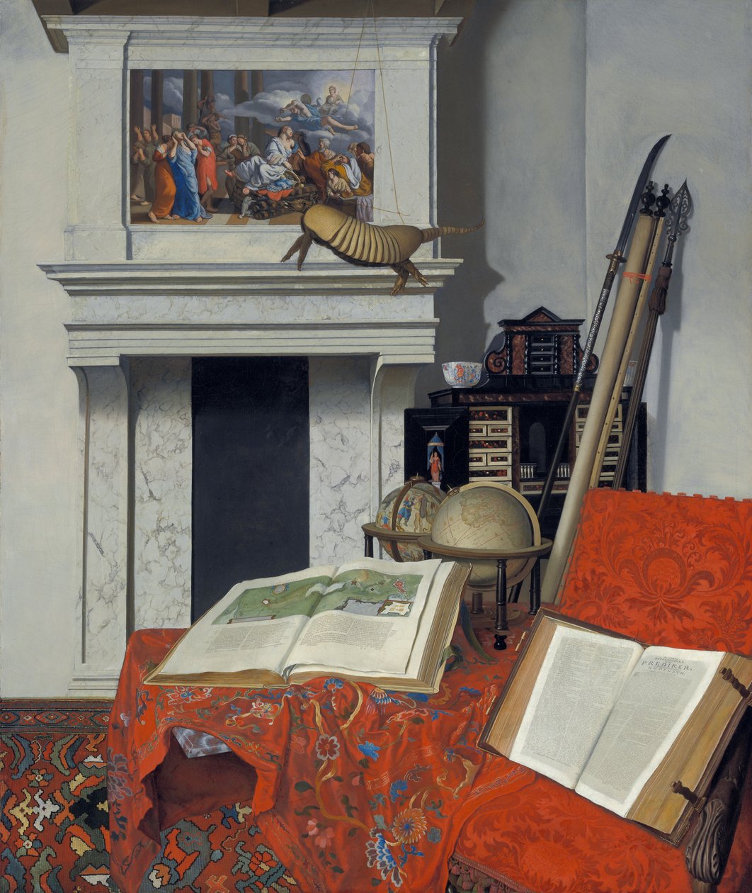 Stillife z odmianami (róg pokoju) autorstwa Jan van der Heyden