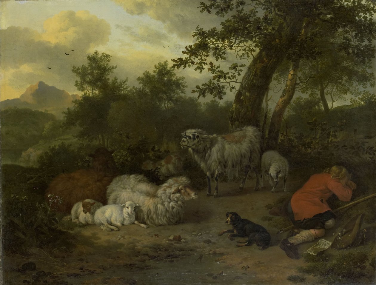 Śpiący Pasterz autorstwa Jan van der Meer (II)