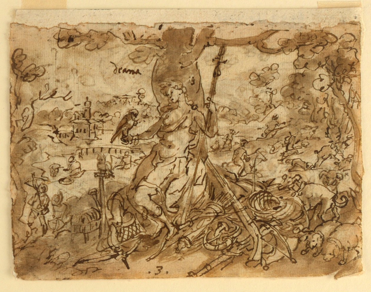 Diana (Polowanie) autorstwa Jan van der Straet, called Stradanus
