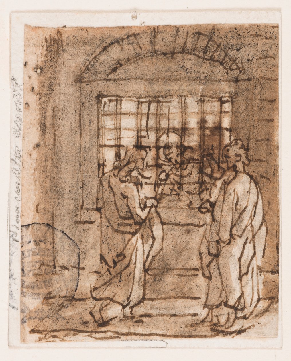 Św. Piotr w więzieniu autorstwa Jan van der Straet, called Stradanus