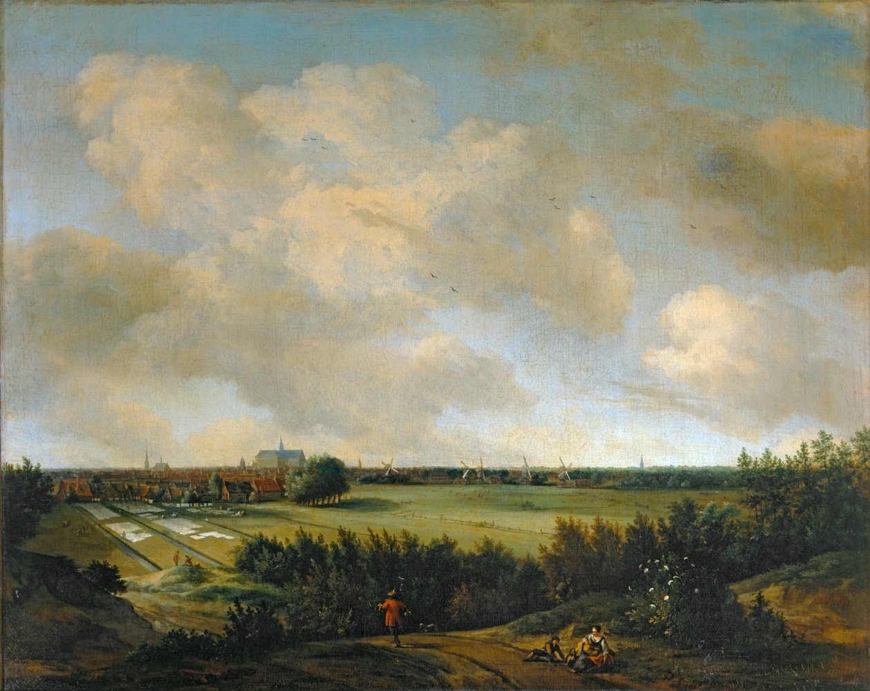 Praczki z Overveen, niedaleko Haarlem ... autorstwa Jan van der the Elder Meer