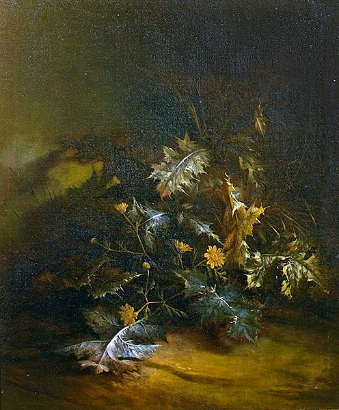 Osty (olej na płótnie) autorstwa Jan van the Elder Kessel