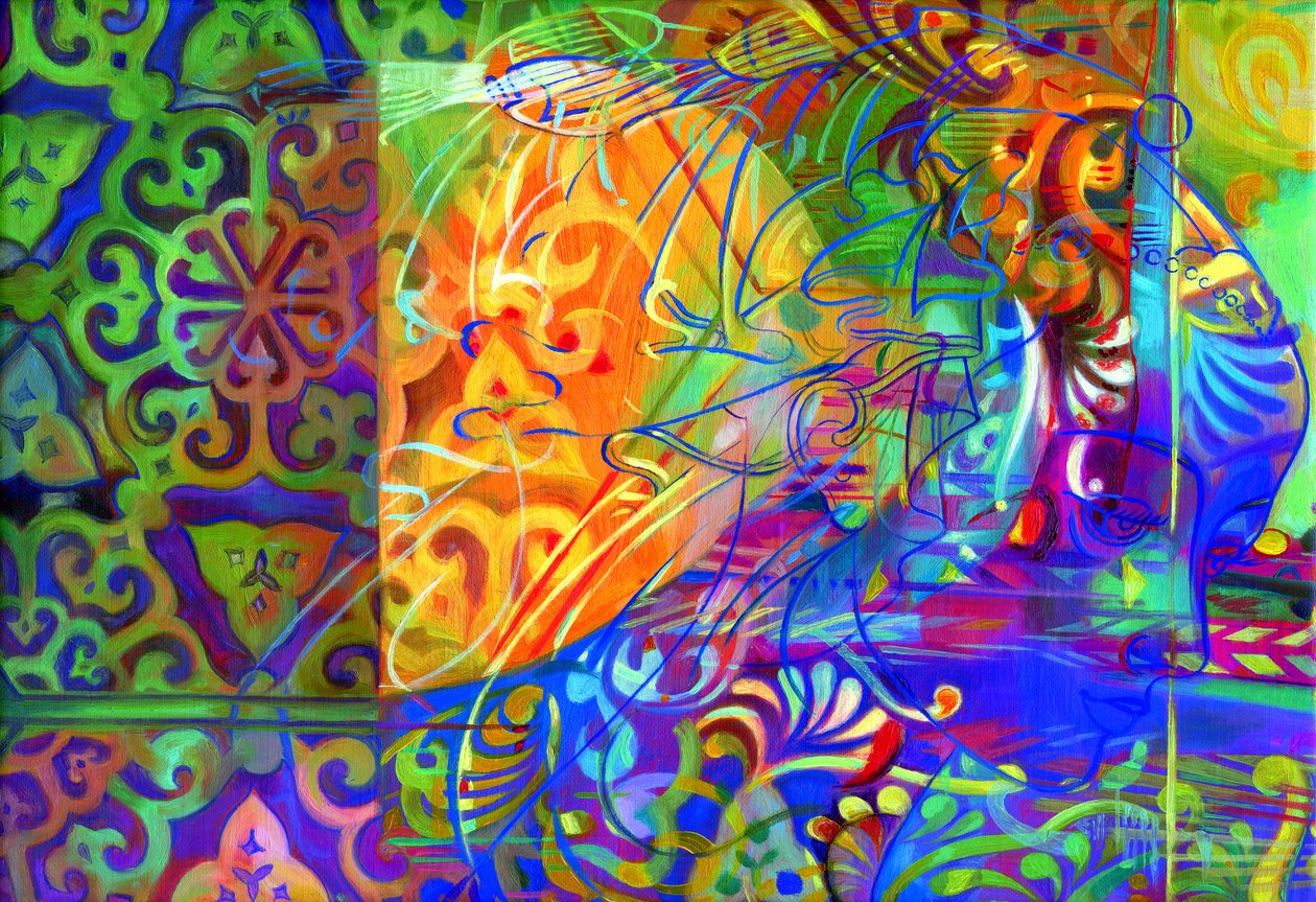 Dapples senny wschód, 2011, autorstwa Jane Tattersfield
