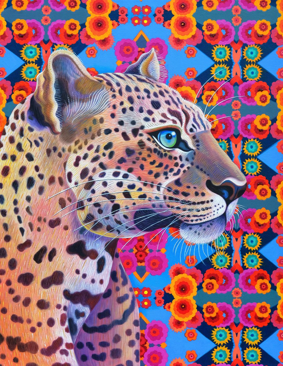 Leopard, 2018, autorstwa Jane Tattersfield