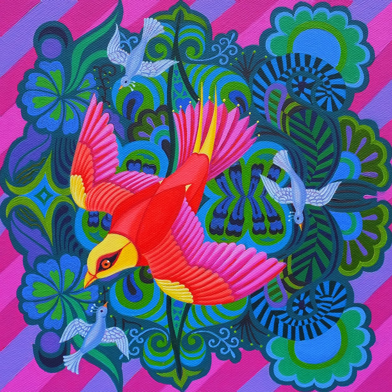 Latający ptak, 2013, autorstwa Jane Tattersfield