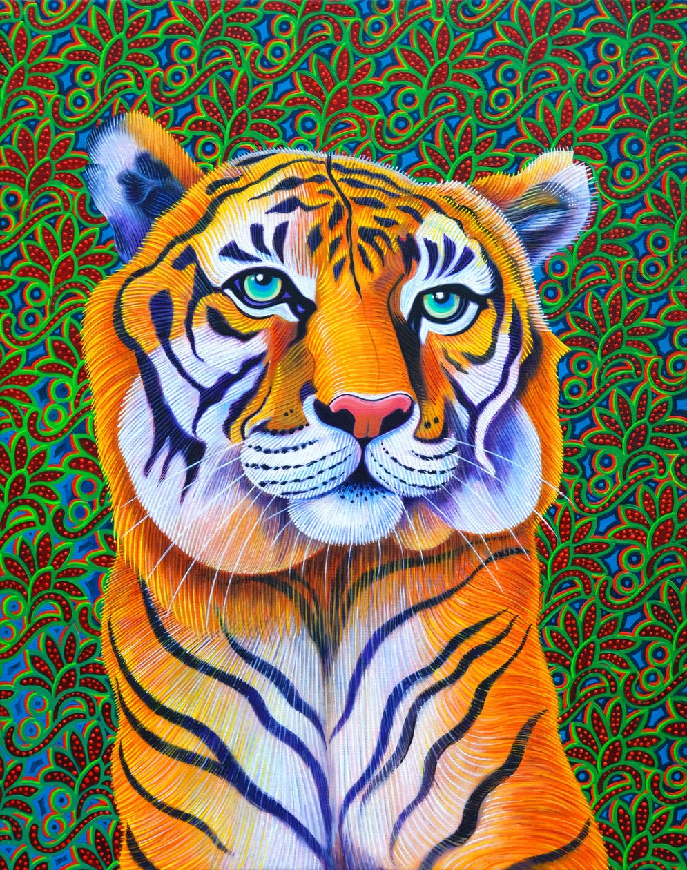 Tiger, 2018, autorstwa Jane Tattersfield
