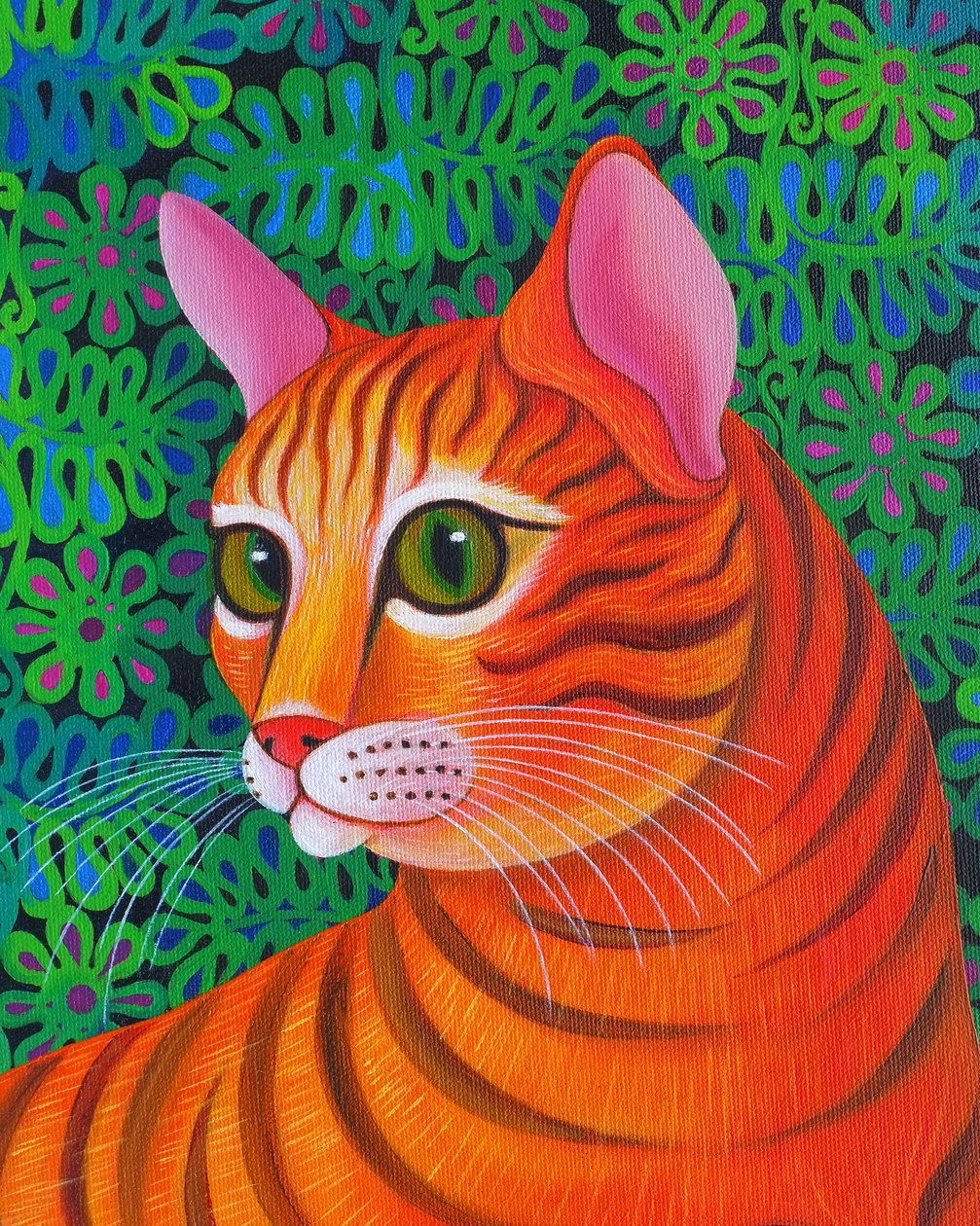 Tygrysi kot, 2012, autorstwa Jane Tattersfield