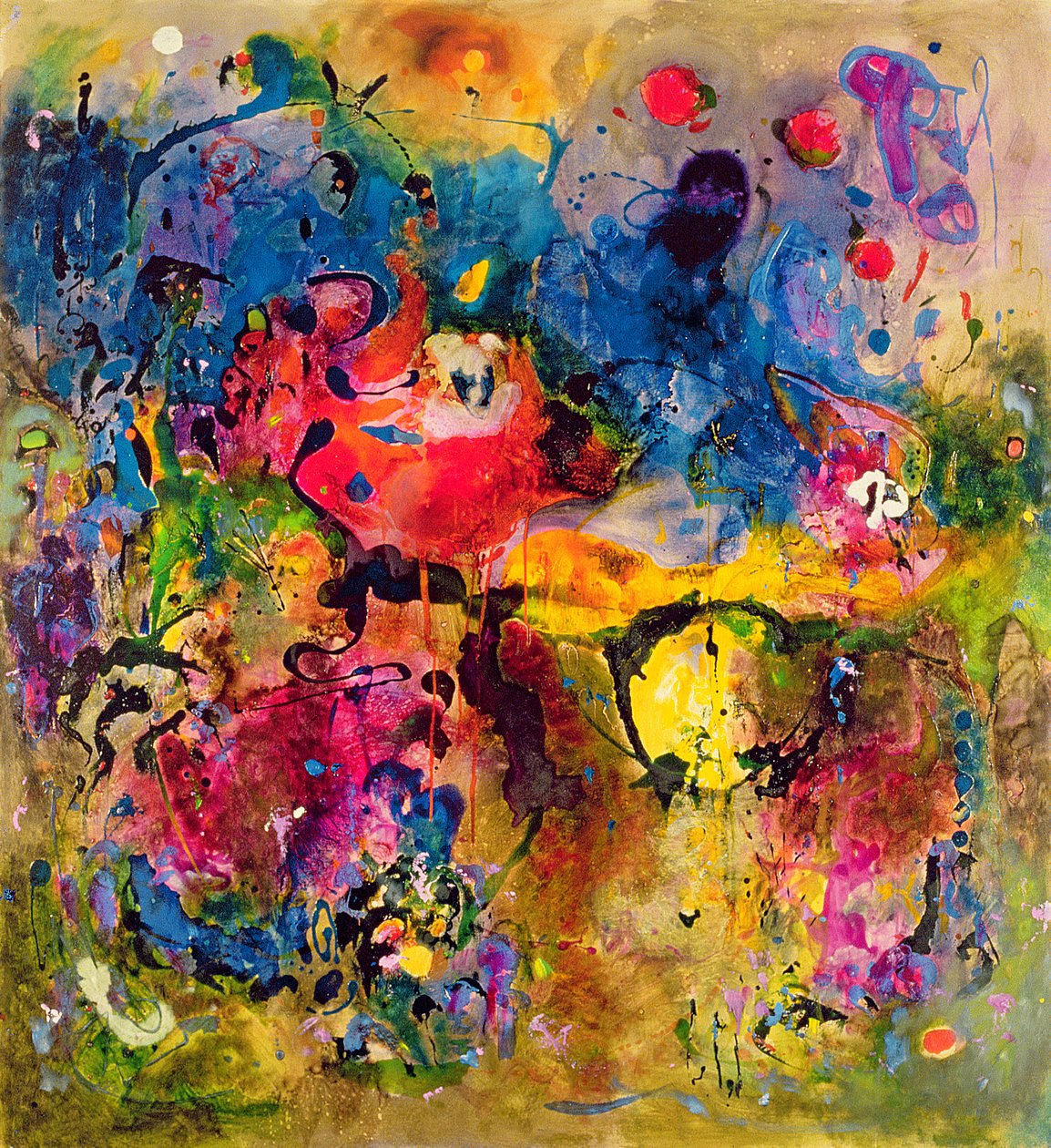 Ogród rozkoszy niebiańskich i ziemskich, 1988 autorstwa Jane Deakin