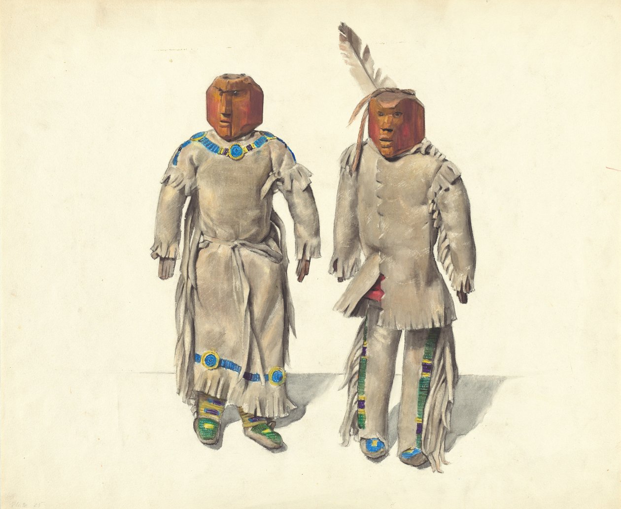 Cree Indian Lalki autorstwa Jane Iverson