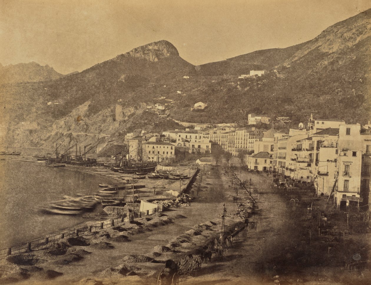 Salerno z okna hotelu autorstwa Jane Martha St. John