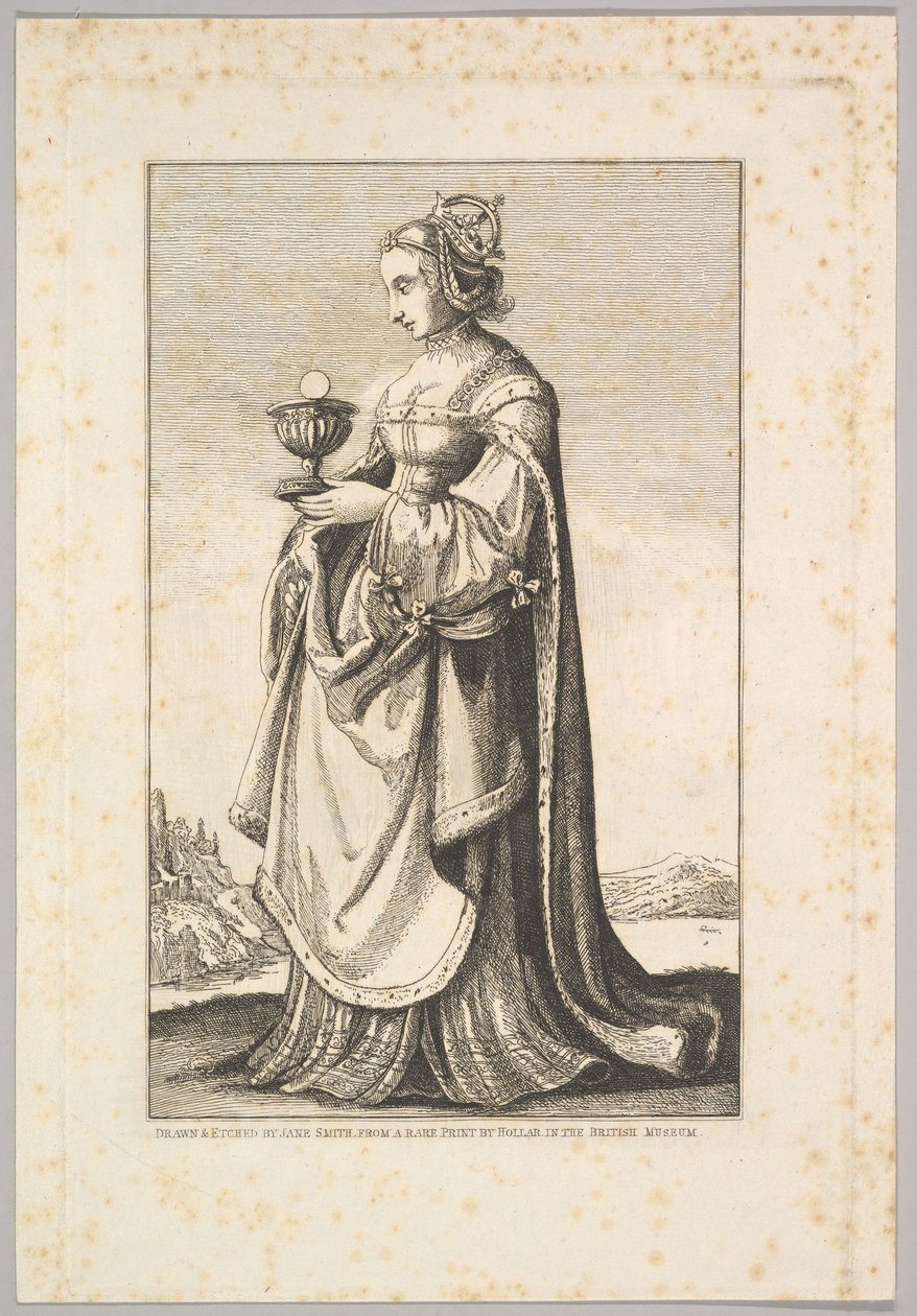 Kobieta, połowa XVIII-XIX wieku. autorstwa Jane Smith