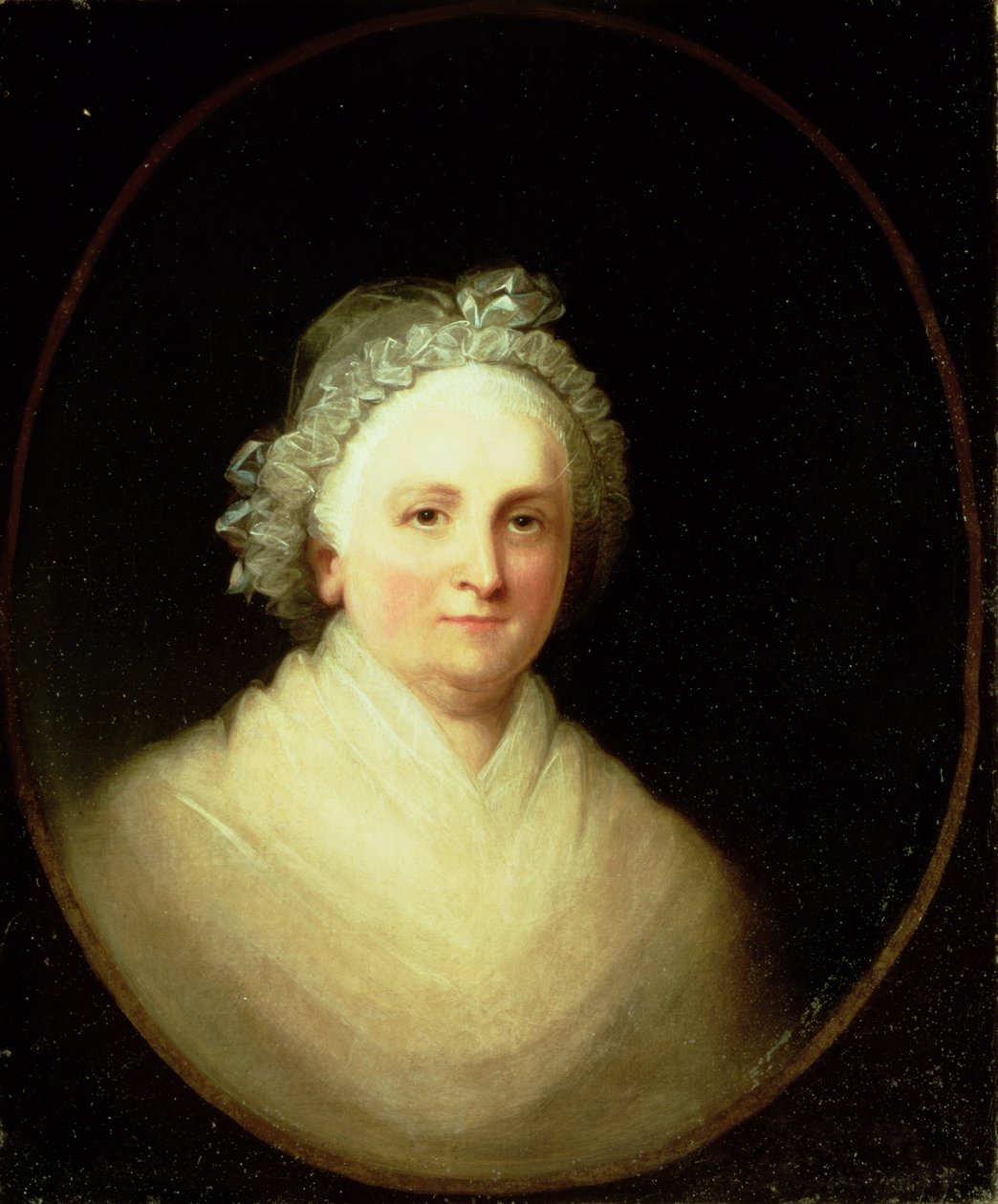 Portret Marty Washington autorstwa Jane Stuart