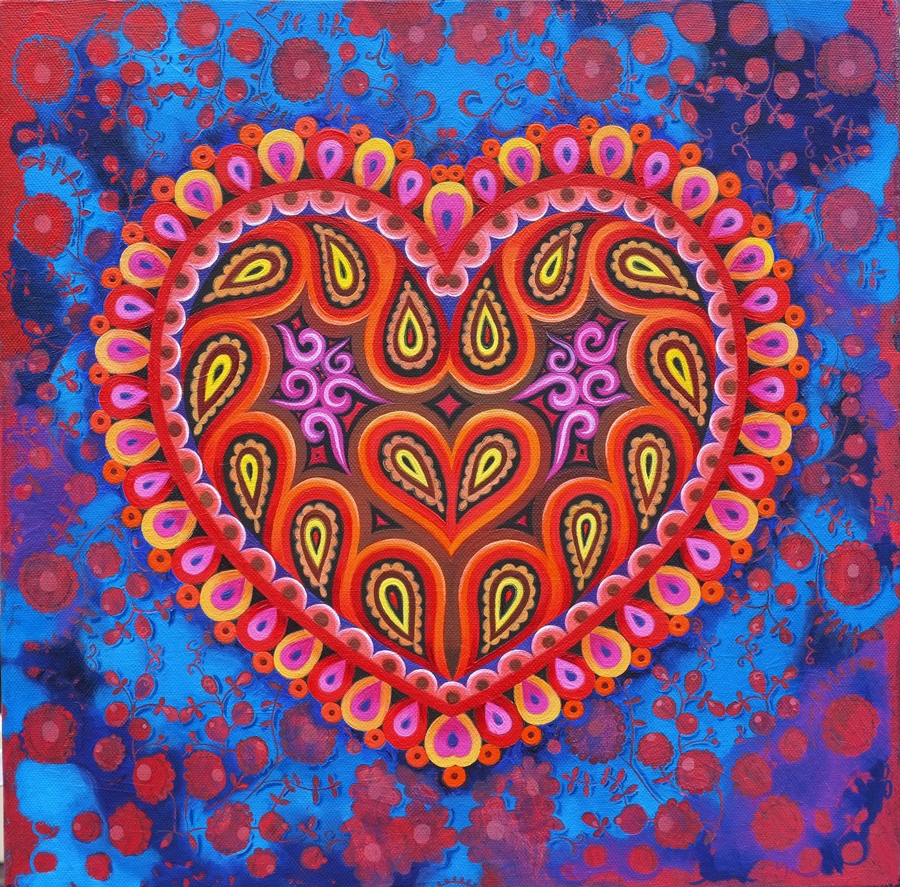 Serce, 2016, autorstwa Jane Tattersfield