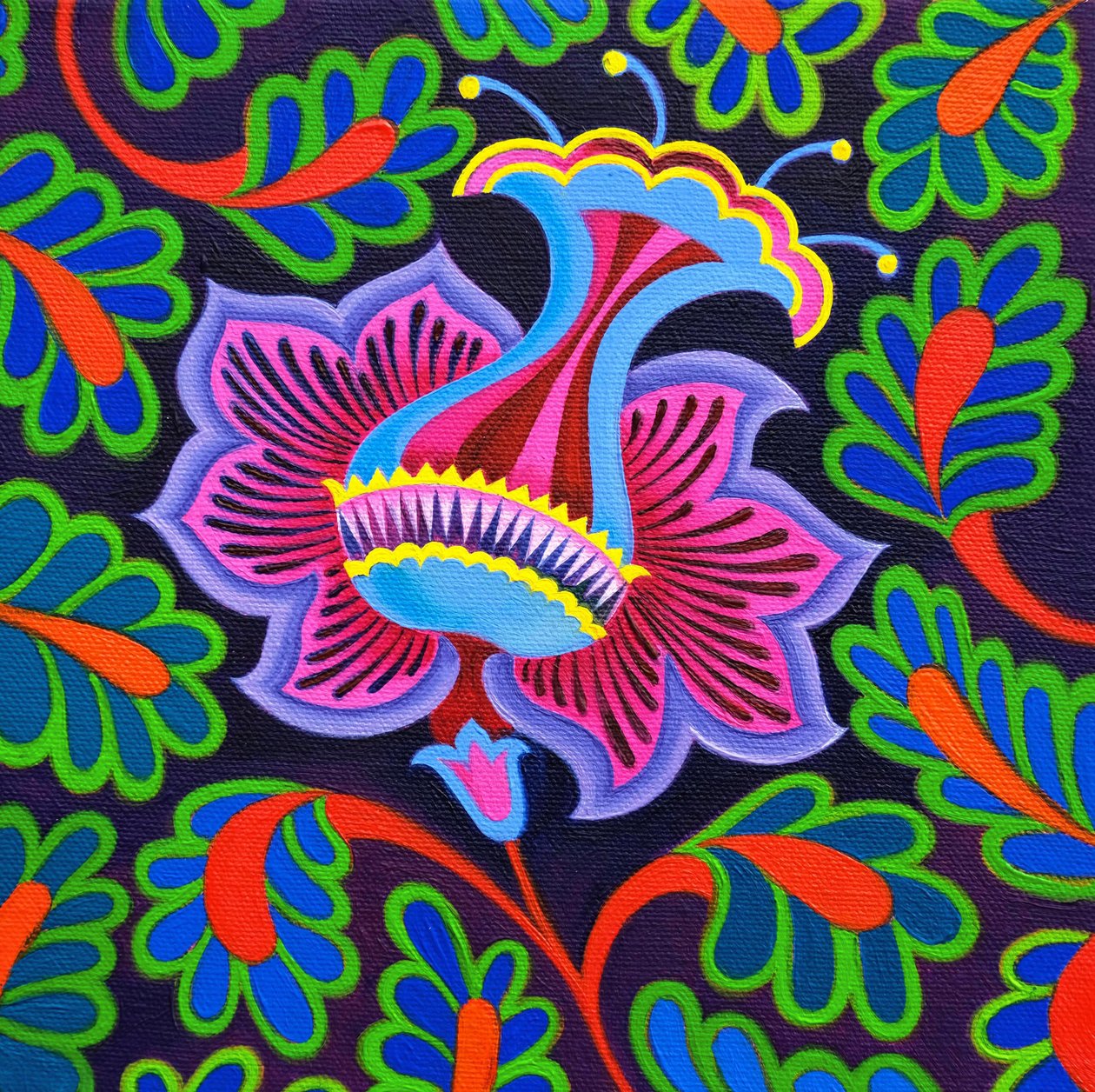 Perski kwiatowy, 2020 autorstwa Jane Tattersfield