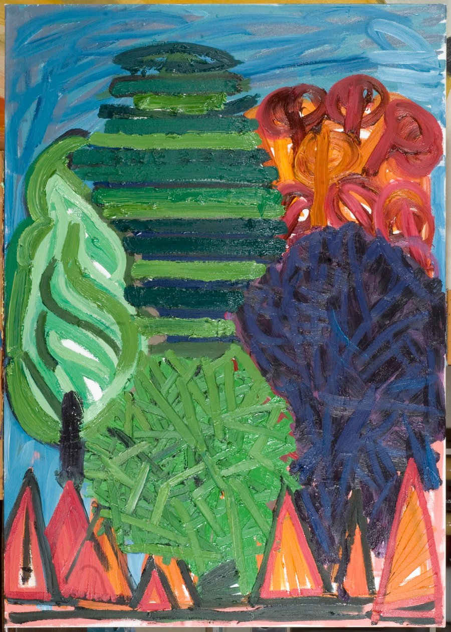 Jesteśmy tylko niepokonani (iv), 2007 (olej na płótnie) autorstwa Janet McKenzie