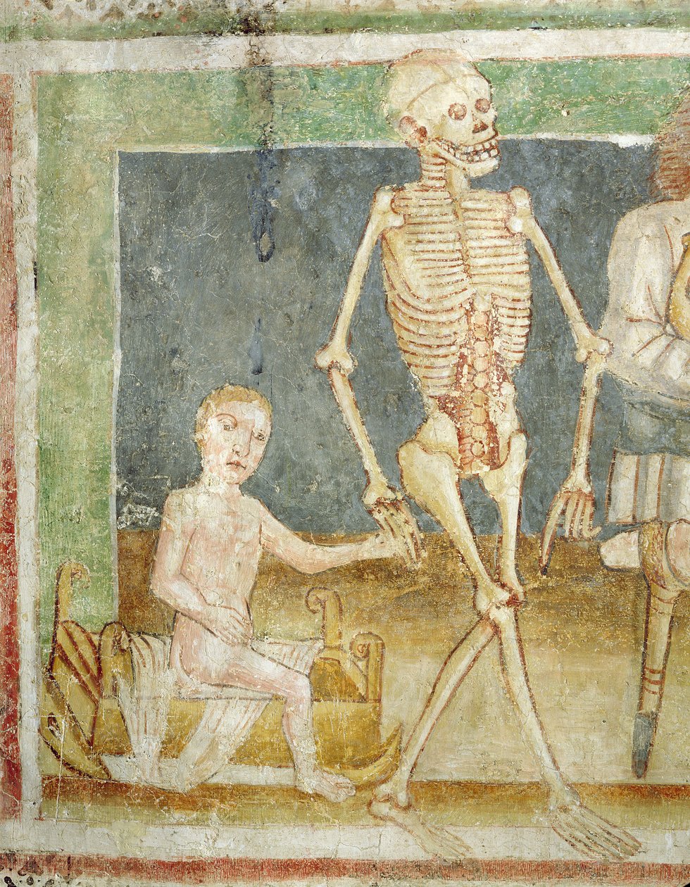 Taniec śmierci: Śmierć i dziecko, 1490 autorstwa Janez Kastav