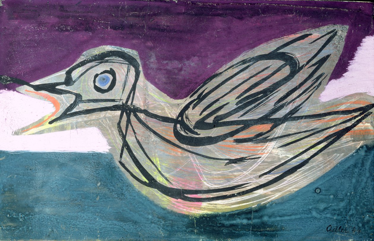 Ptak autorstwa Jankel Adler
