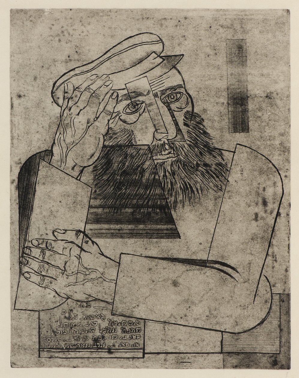Ein Jude, ok. 1926 (akwaforta) autorstwa Jankel Adler