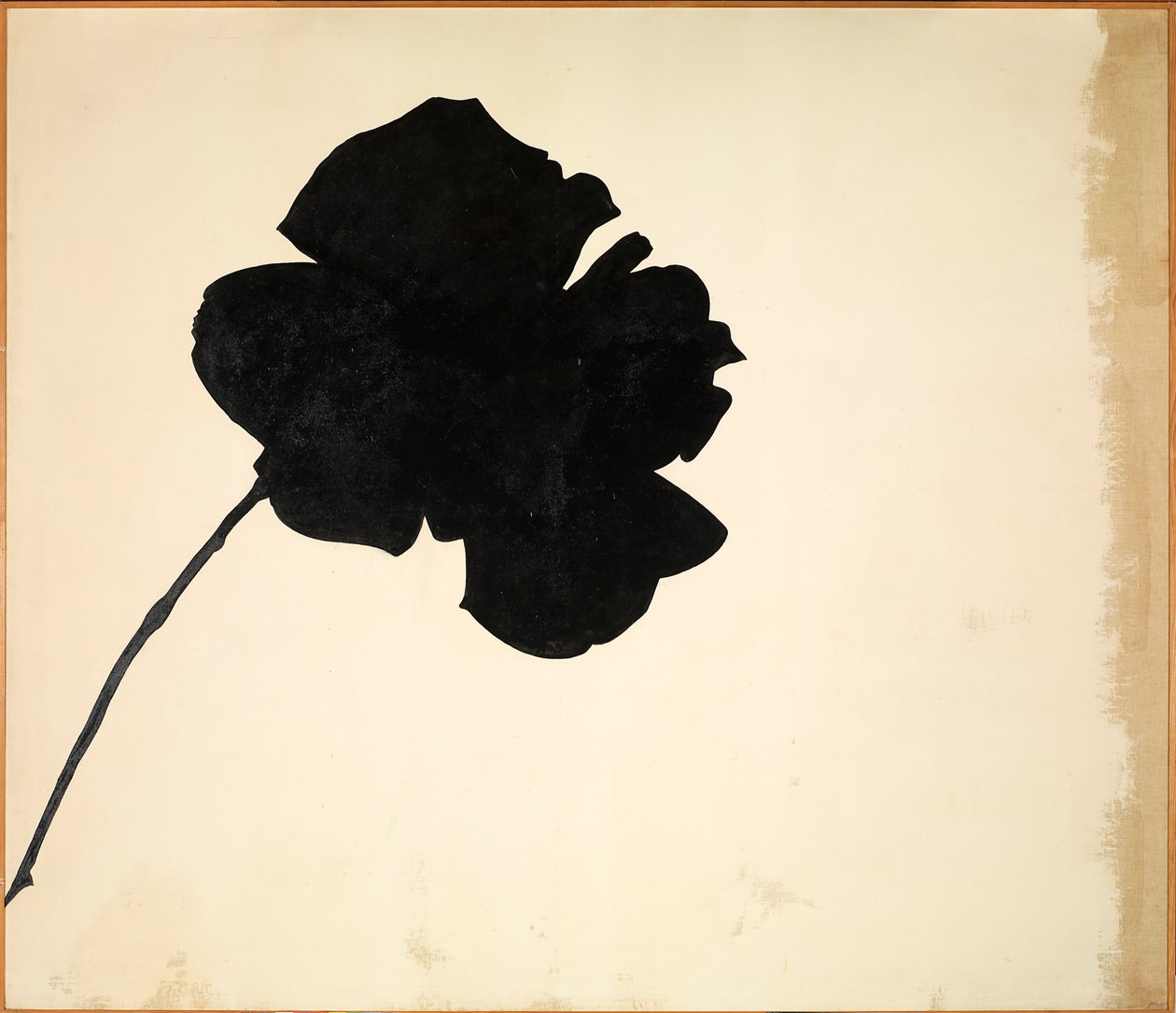 Bez tytułu - Czarna róża (Senza titolo - Rosa nera), autor: Jannis Kounellis autorstwa Jannis Kounellis