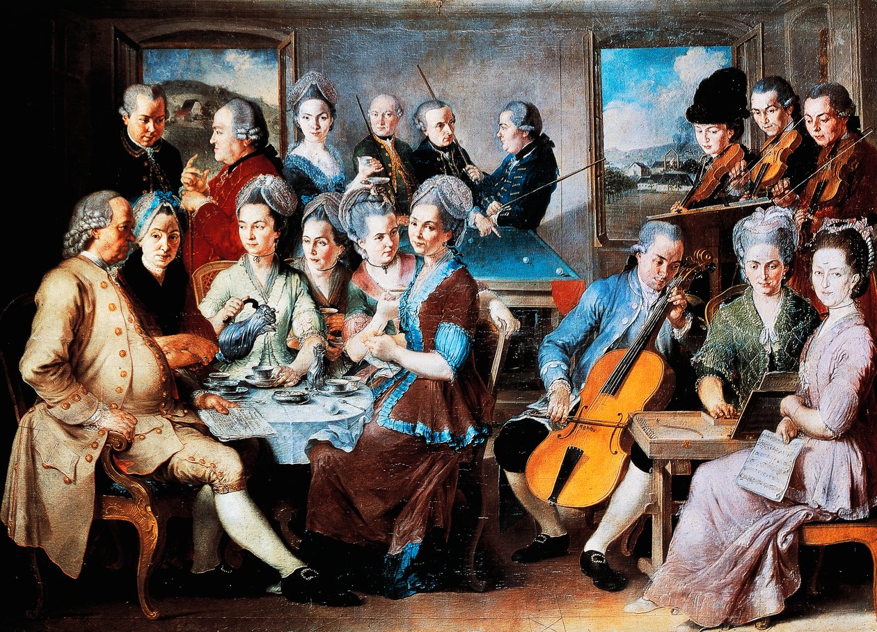 Rodzina Remy autorstwa Januarius Zick