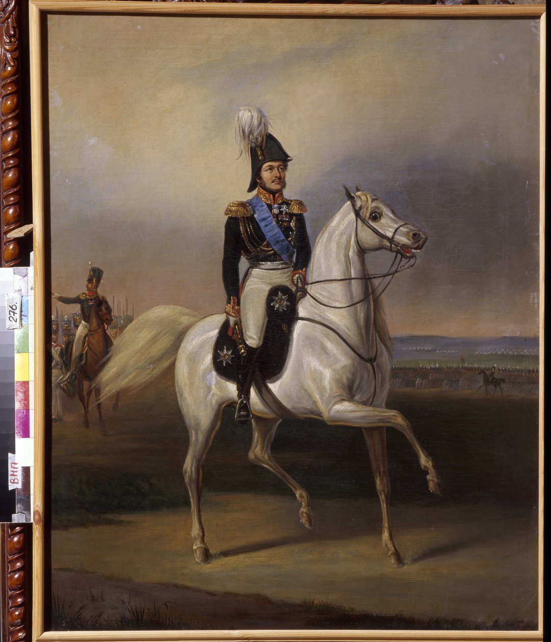 Iwan Fiodorowicz Paskiewicz (1782-1856), hrabia Erywań, wicekról Polski. (Iwan Fiodorowicz Paskiewicz, hrabia Erywań, wicekról Królestwa Polskiego). Obraz Styczeń (Janvier) Suchodolski (1797-1875), olej na płótnie, ok. 1830. Sztuka polska, ok. autorstwa January Suchodolski