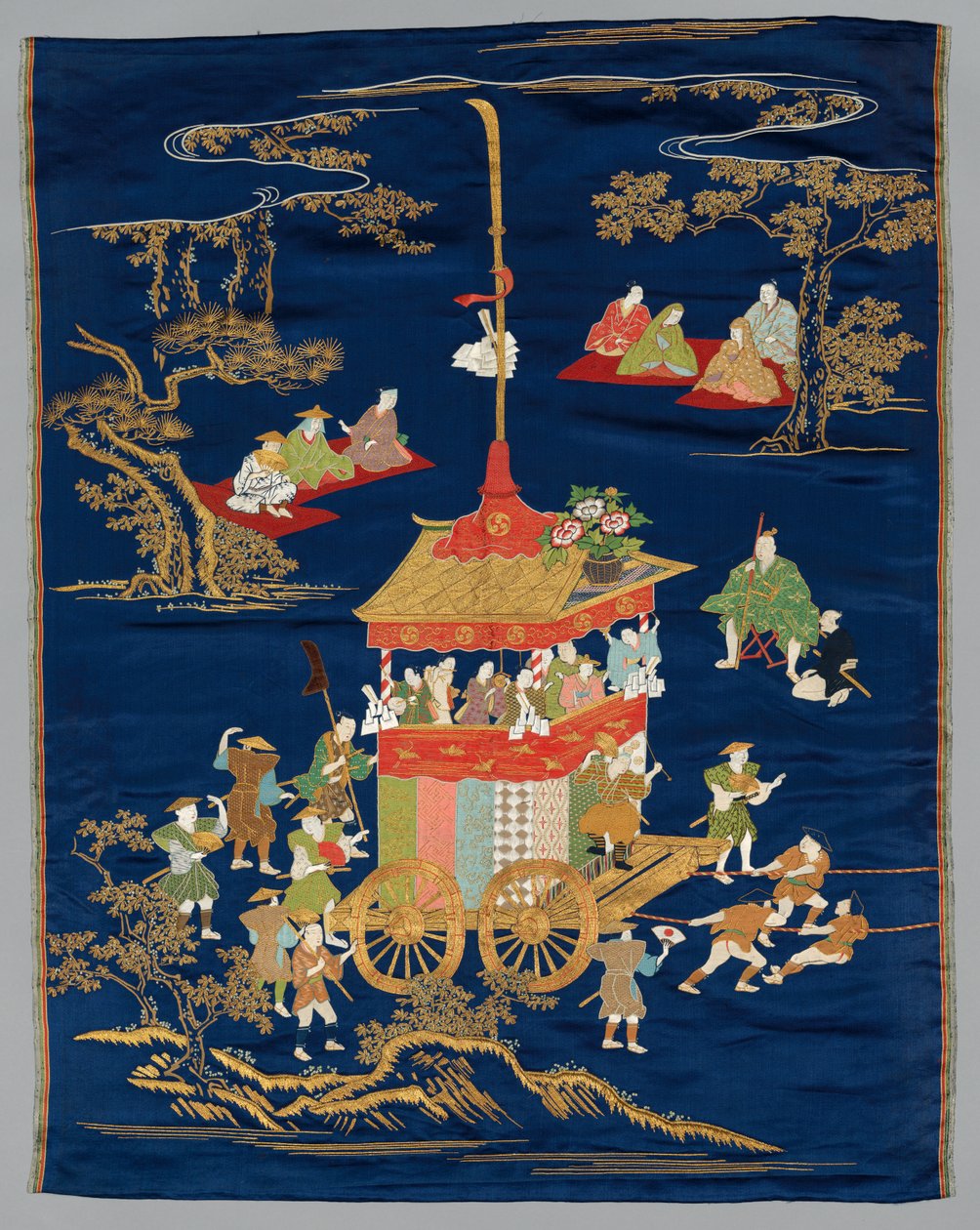 Haftowana Fukusa autorstwa Japan, late 19th early 20th century