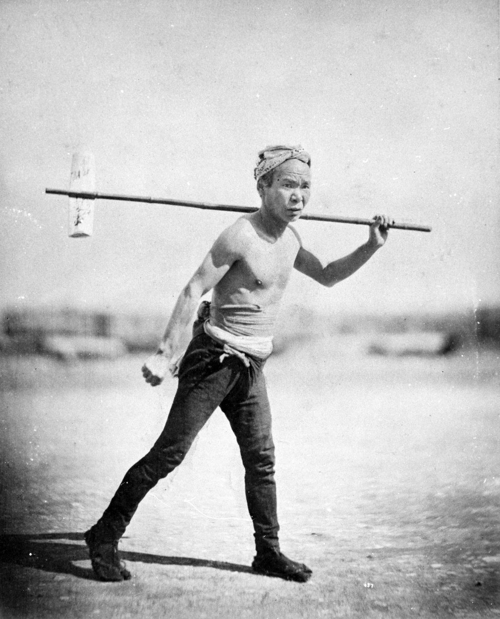 Japoński Posłaniec, ok. 1870 autorstwa Japanese Photographer